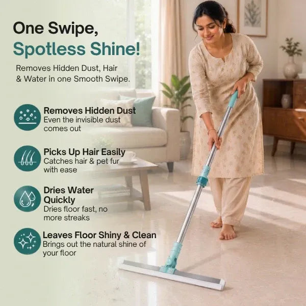 FlexiWipe — 180° Rotating Silicone Floor Wiper