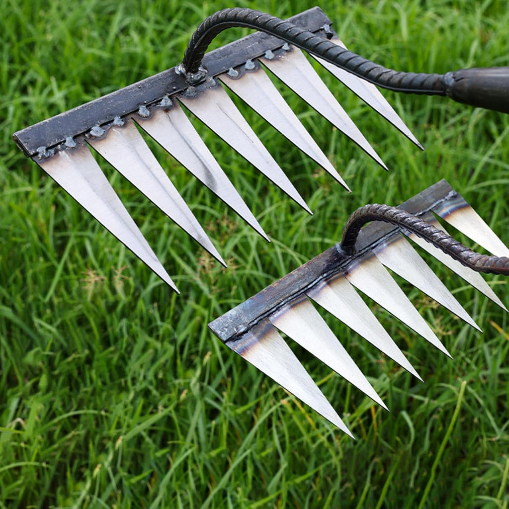 KudaalRake — Heavy-Duty Iron Garden Rake
