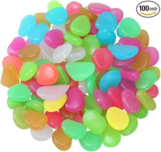 ChamakPathar — Glow-in-the-Dark Garden Stones, 100 pcs