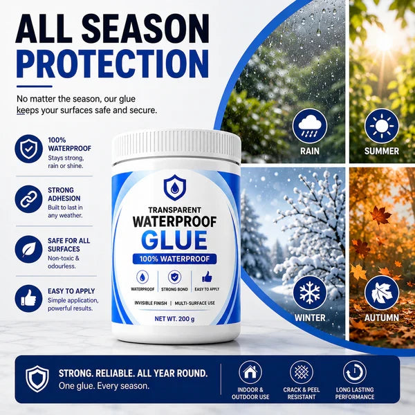 SealBond — Transparent Waterproof Glue, 200 g x 2