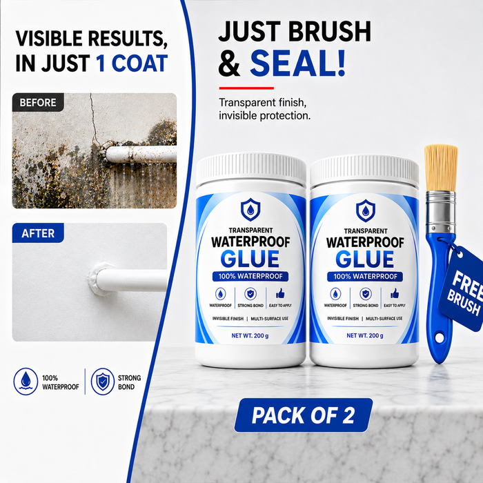 SealBond — Transparent Waterproof Glue, 200 g x 2