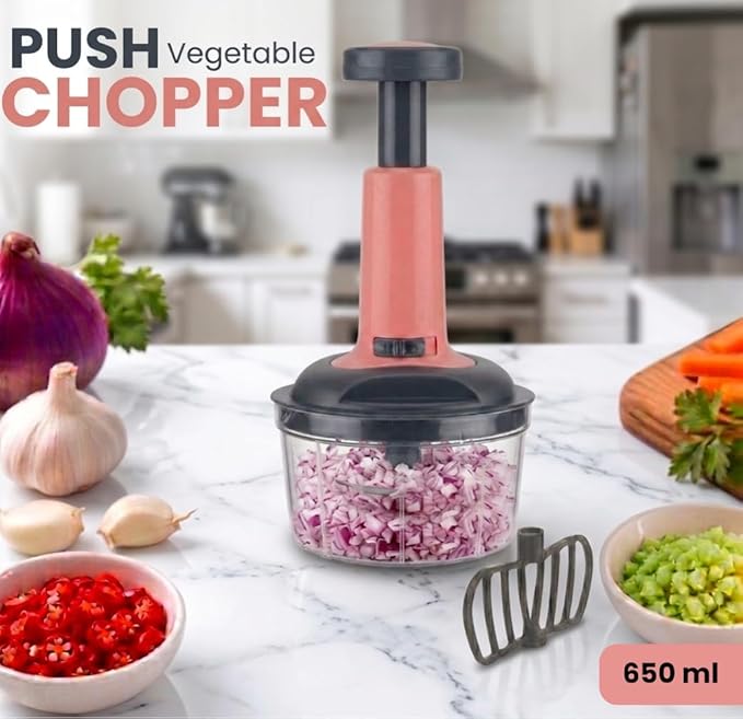 ChopChop — Hand-Press Vegetable Chopper, 650 ml