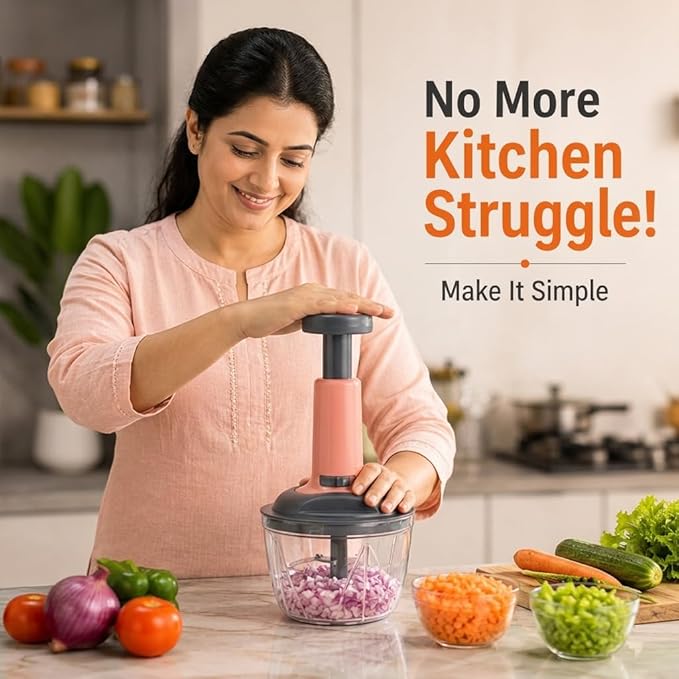 ChopChop — Hand-Press Vegetable Chopper, 650 ml