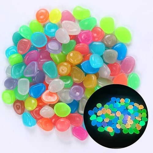 ChamakPathar — Glow-in-the-Dark Garden Stones, 100 pcs