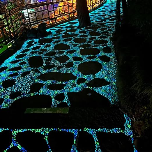ChamakPathar — Glow-in-the-Dark Garden Stones, 100 pcs