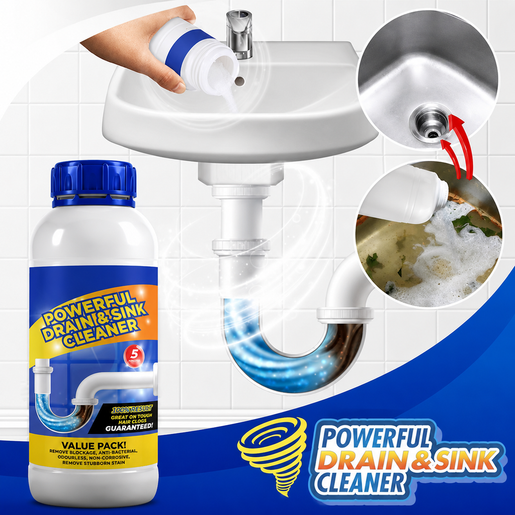 NaliSaaf Family Pack — Drain Cleaner Powder, 100 g x 4