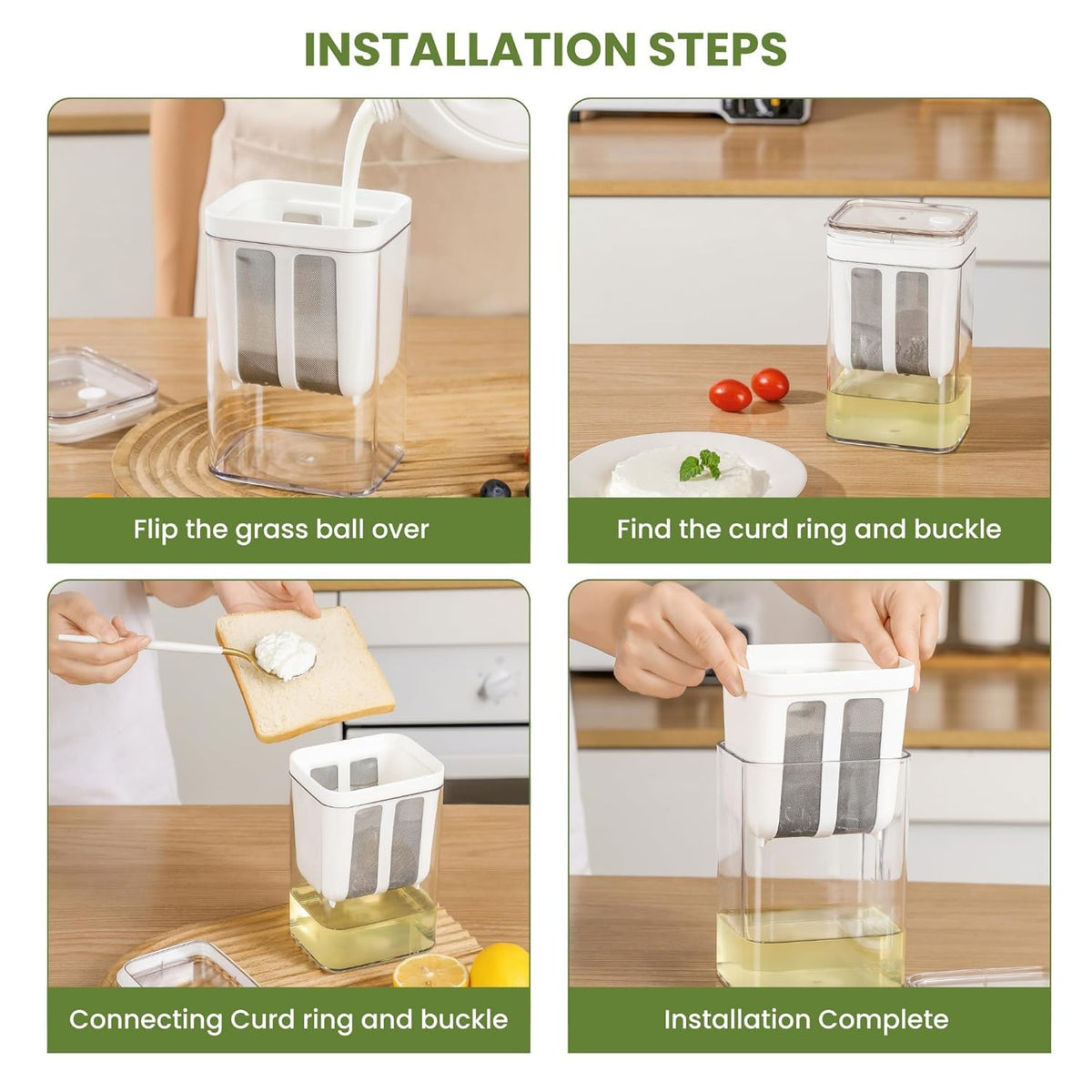 DahiStrain — Fine-Mesh Yogurt & Milk Strainer
