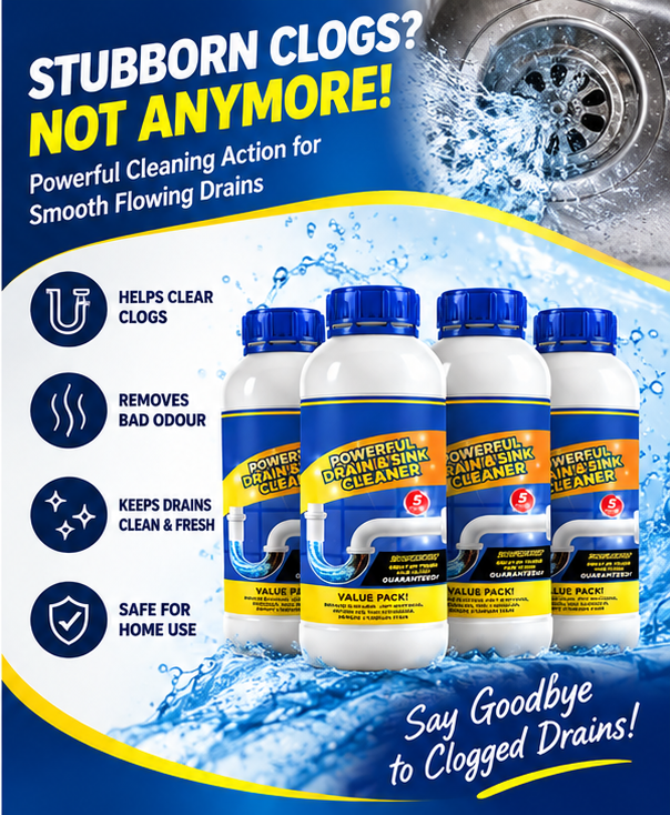 NaliSaaf — Drain & Sink Cleaner Powder