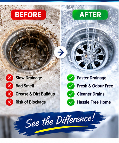 NaliSaaf — Drain & Sink Cleaner Powder