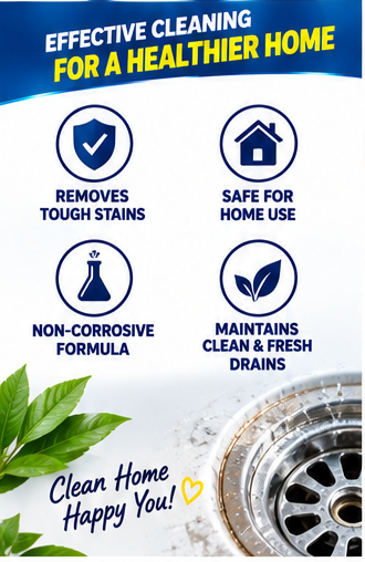 NaliSaaf — Drain & Sink Cleaner Powder