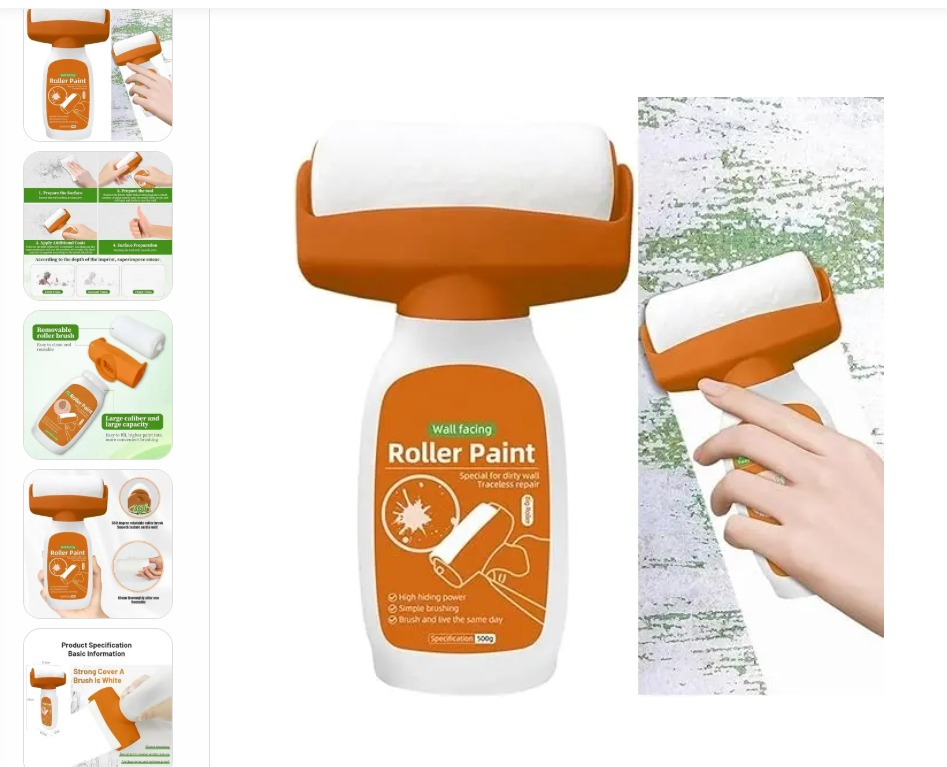 DeewarFix — DIY Wall Repair Roller Brush