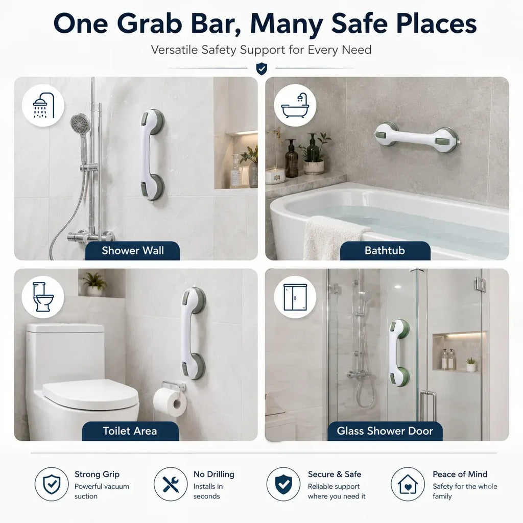 SaharaGrip — Bathroom Vacuum Safety Handle