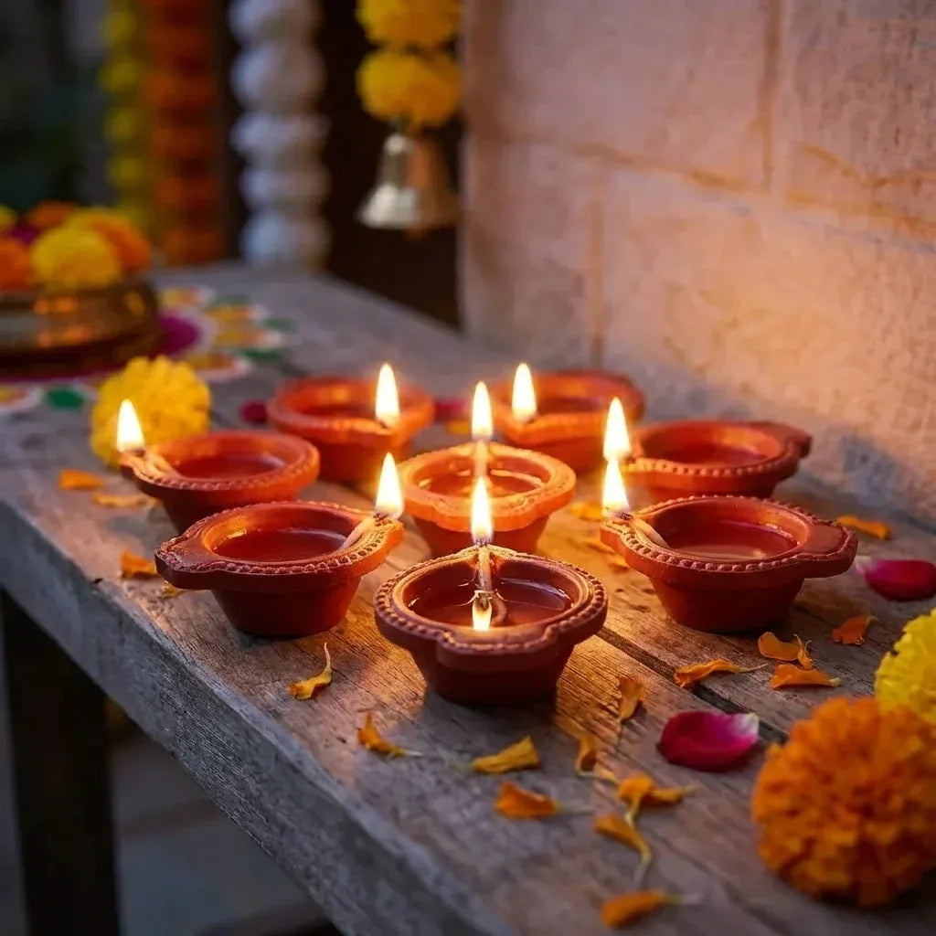 JalDiya — Water-Sensor LED Diyas, Pack of 6