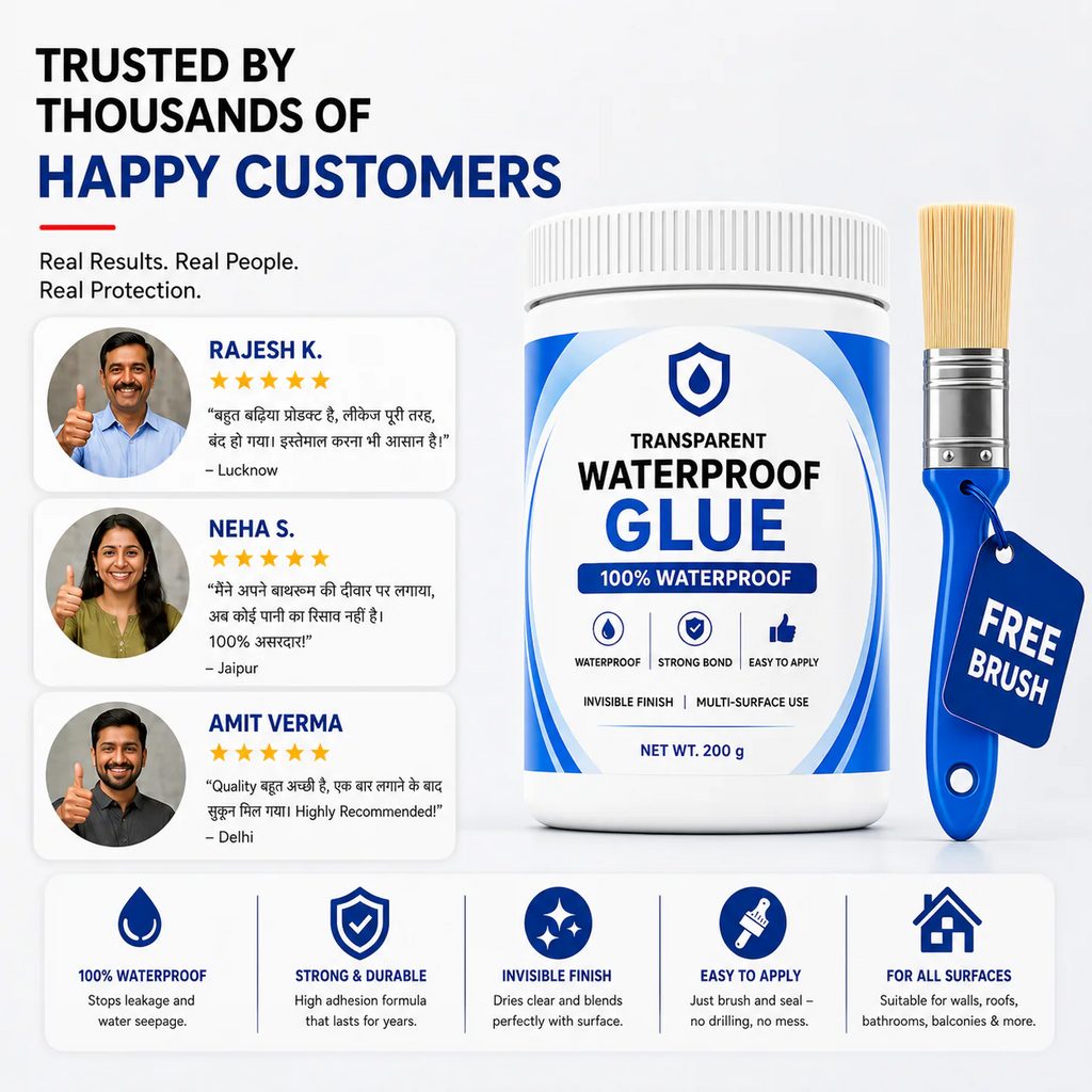 SealBond — Transparent Waterproof Glue, 200 g x 2