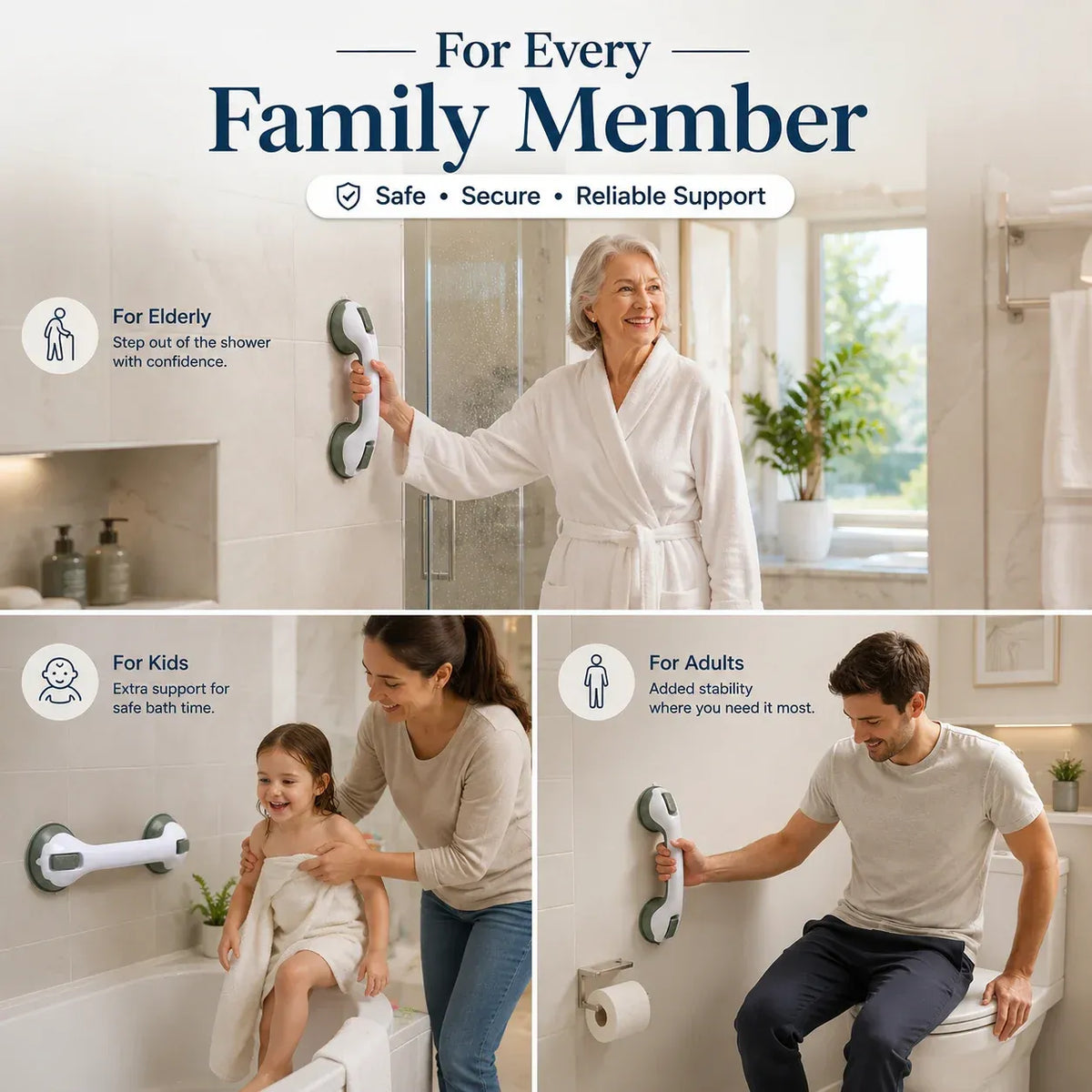 SaharaGrip — Bathroom Vacuum Safety Handle
