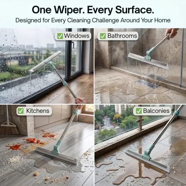 FlexiWipe — 180° Rotating Silicone Floor Wiper