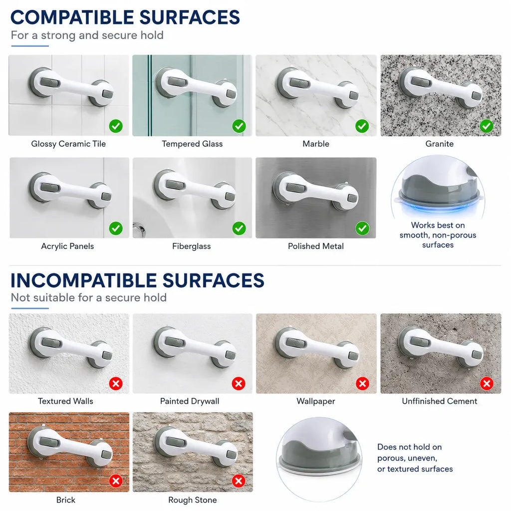 SaharaGrip — Bathroom Vacuum Safety Handle