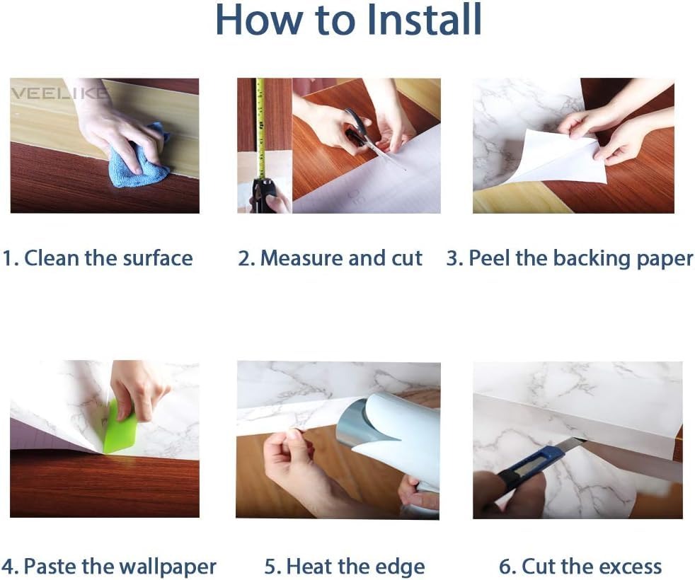 KitchenGlow — Self-Adhesive Foil Wallpaper, Pack of 2