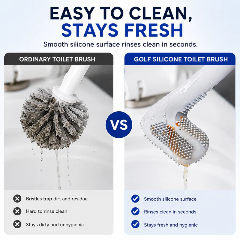 GolfBrush — 360° Toilet Cleaning Brush