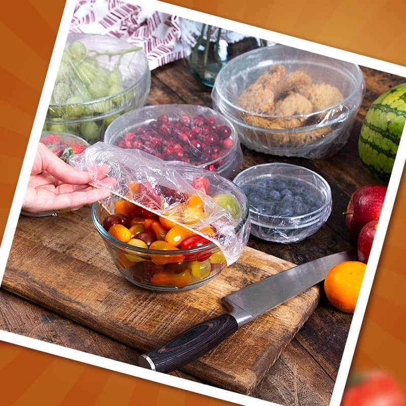 CoverFresh — Elastic Food Covers, 100 pcs
