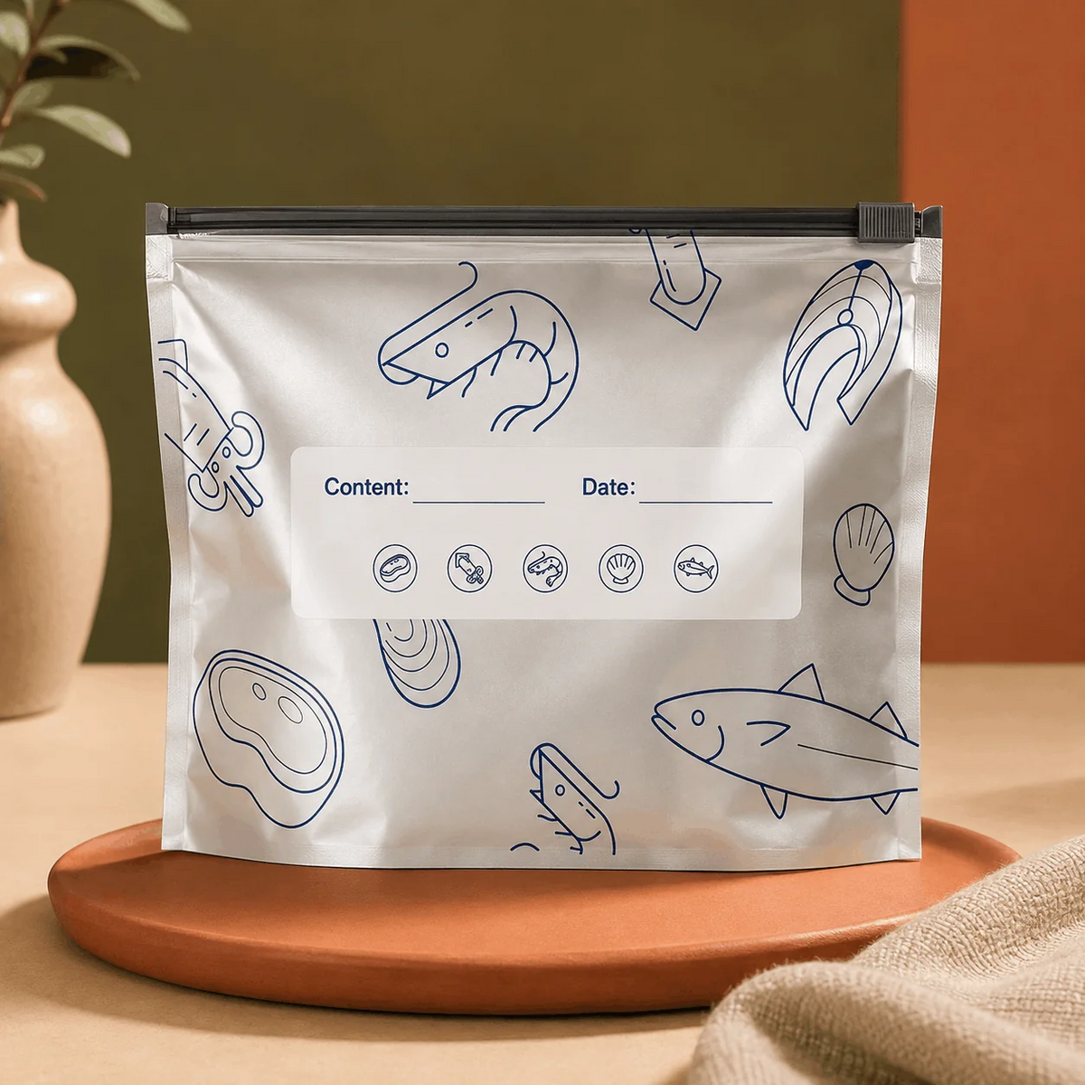 FreshSeal — Reusable Food Storage Pouches, Pack of 20