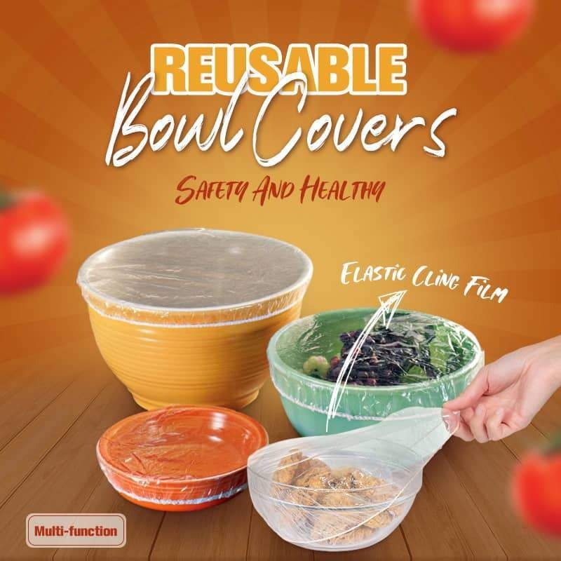 CoverFresh — Elastic Food Covers, 100 pcs
