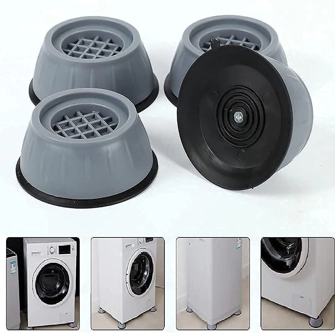 ShantiPads — Washing Machine Anti-Vibration Pads, Pack of 4