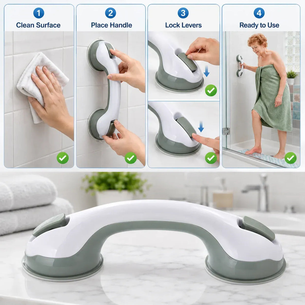 SaharaGrip — Bathroom Vacuum Safety Handle