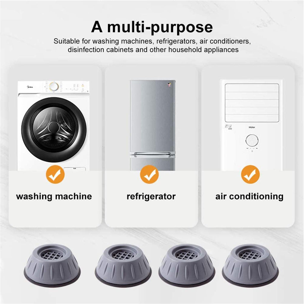 ShantiPads — Washing Machine Anti-Vibration Pads, Pack of 4